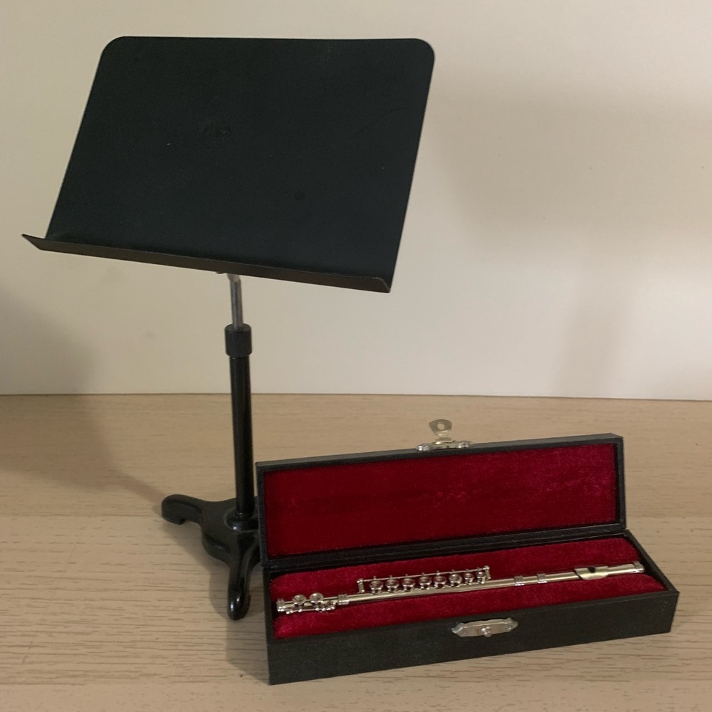 American Girl Doll Flute and Music Stand
